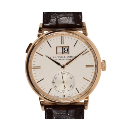 A. Lange & Söhne Saxonia Outsize Date Rose Gold Ivory Dial 381.032