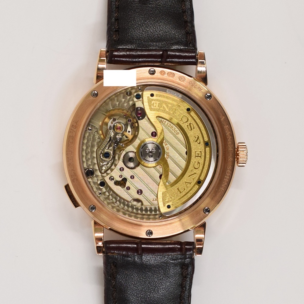 A. Lange & Söhne Saxonia Outsize Date Rose Gold Ivory Dial 381.032