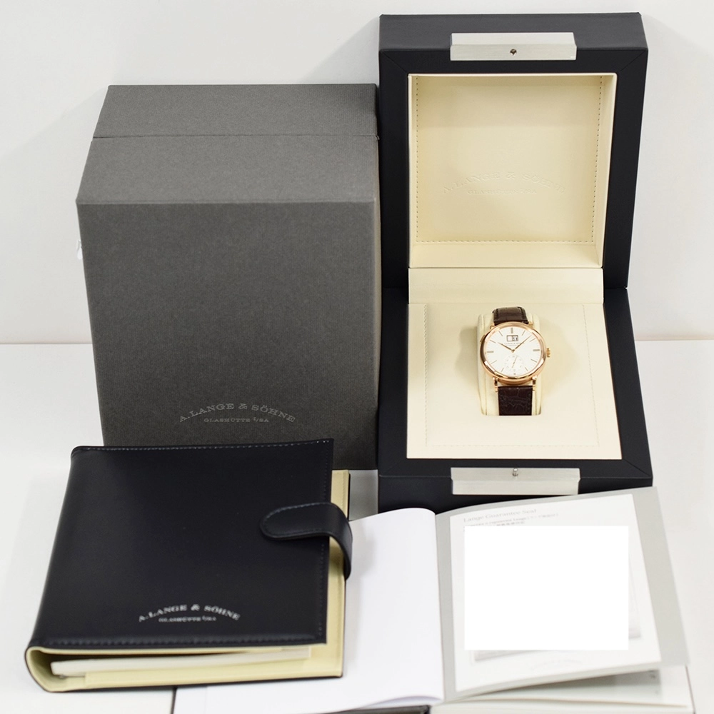 A. Lange & Söhne Saxonia Outsize Date Rose Gold Ivory Dial 381.032