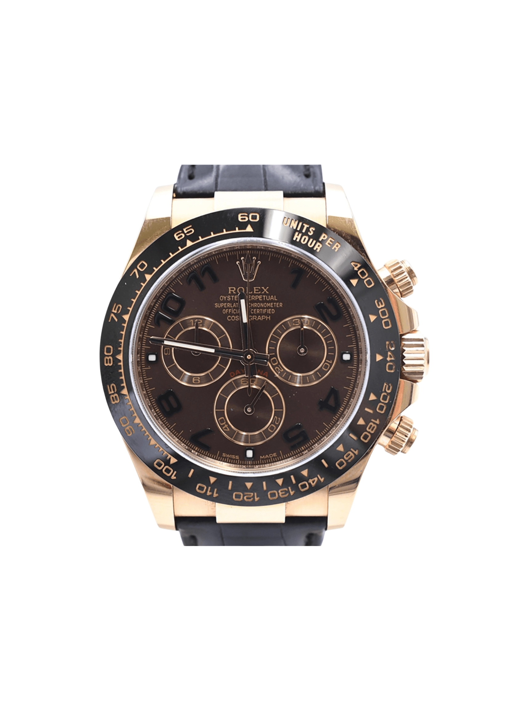 Rolex Daytona Rose Gold Brown Arabic Dial 116515LN