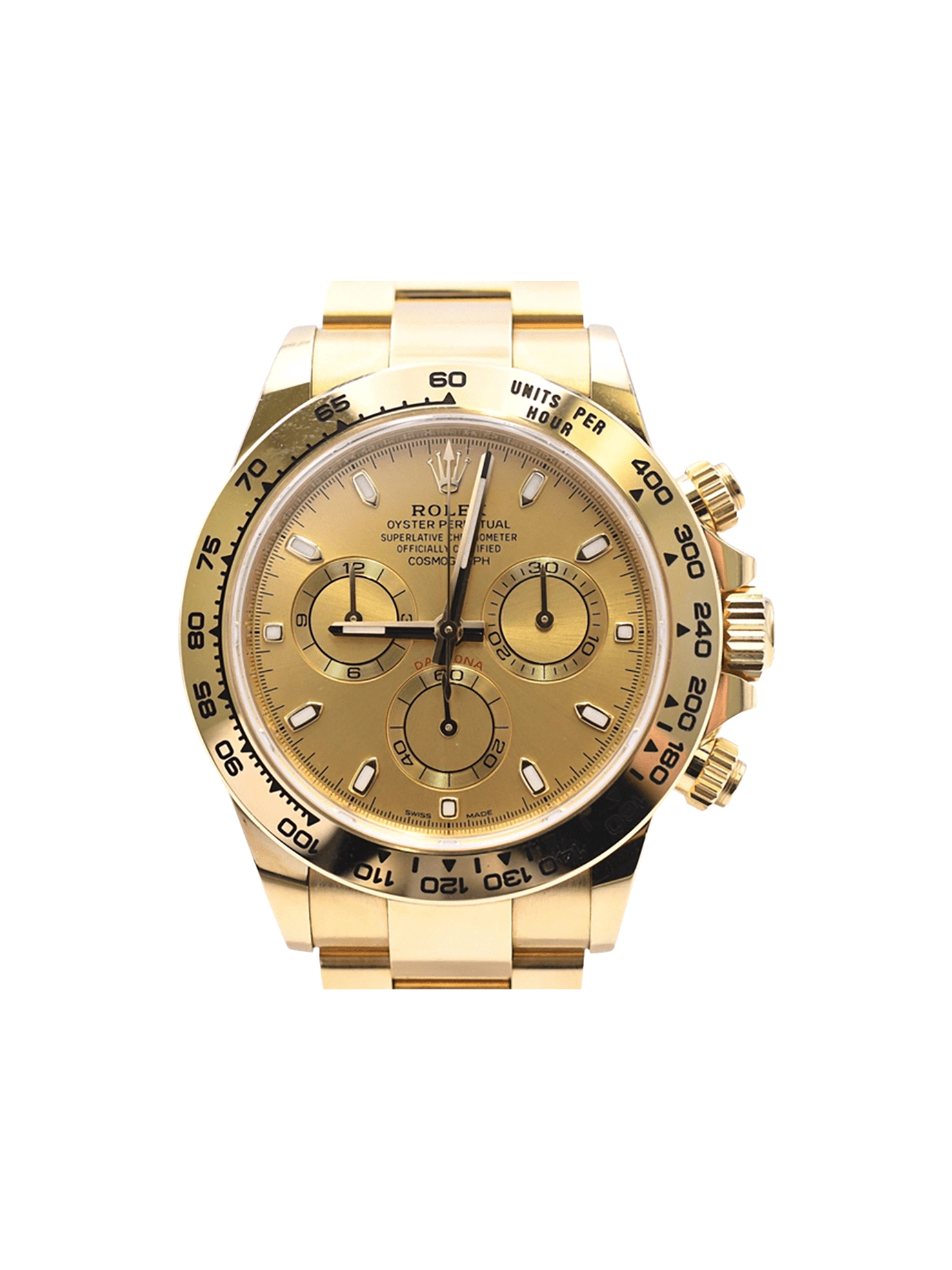 Rolex Daytona Yellow Gold Champagne Dial 116508