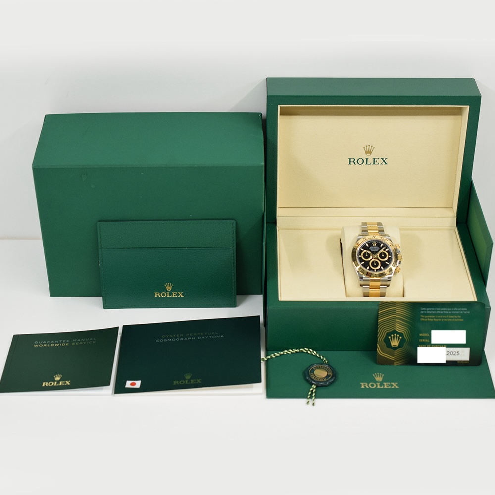 Rolex Daytona Stainless Steel and Yellow Gold Black Dial 126503