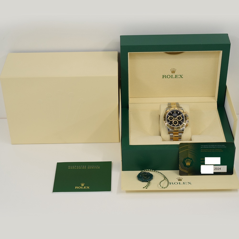 Rolex Daytona Stainless Steel and Yellow Gold Black Dial 126503