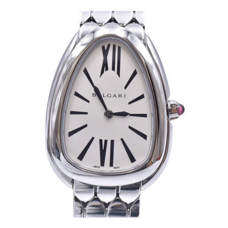Bvlgari Serpenti Seduttori Stainless Steel White Roman Dial 103141