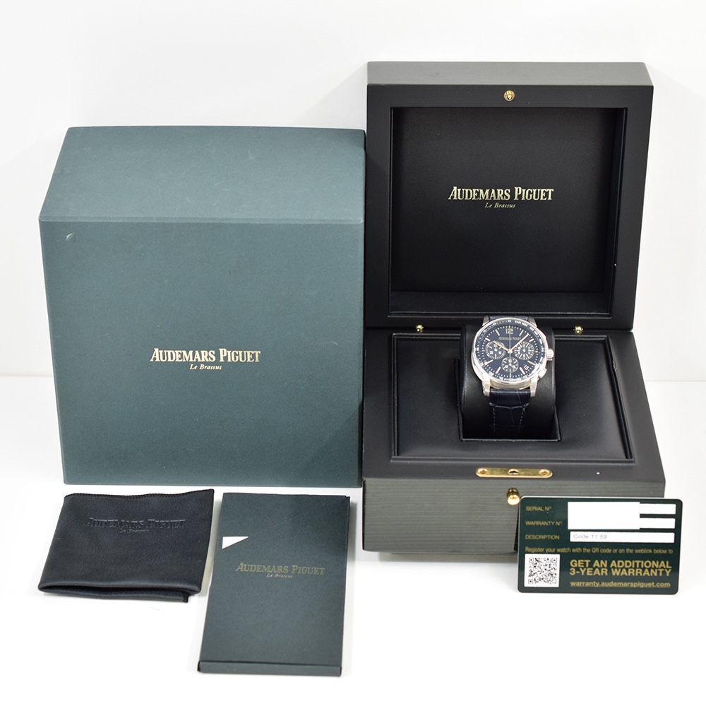 Audemars Piguet Code 11.59 Chronograph White Gold Blue Dial 26393BC.OO.A321CR.01