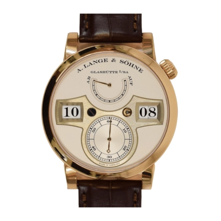 A. Lange & Söhne Zeitwerk Rose Gold Ivory Dial 140.032