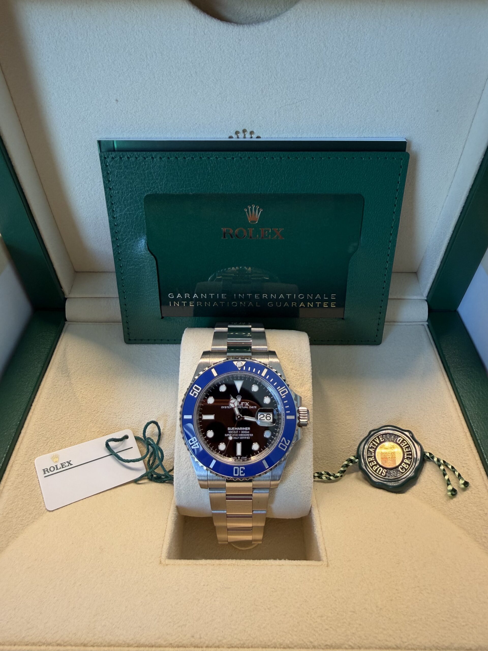 Rolex Submariner Date "Cookie Monster" White Gold Black Dial 126619LB