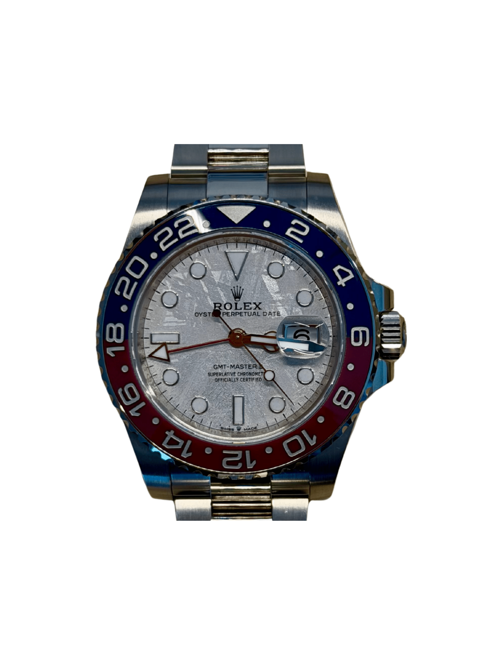 Rolex GMT-Master II "Pepsi" White Gold Meteorite Dial 126719BLRO