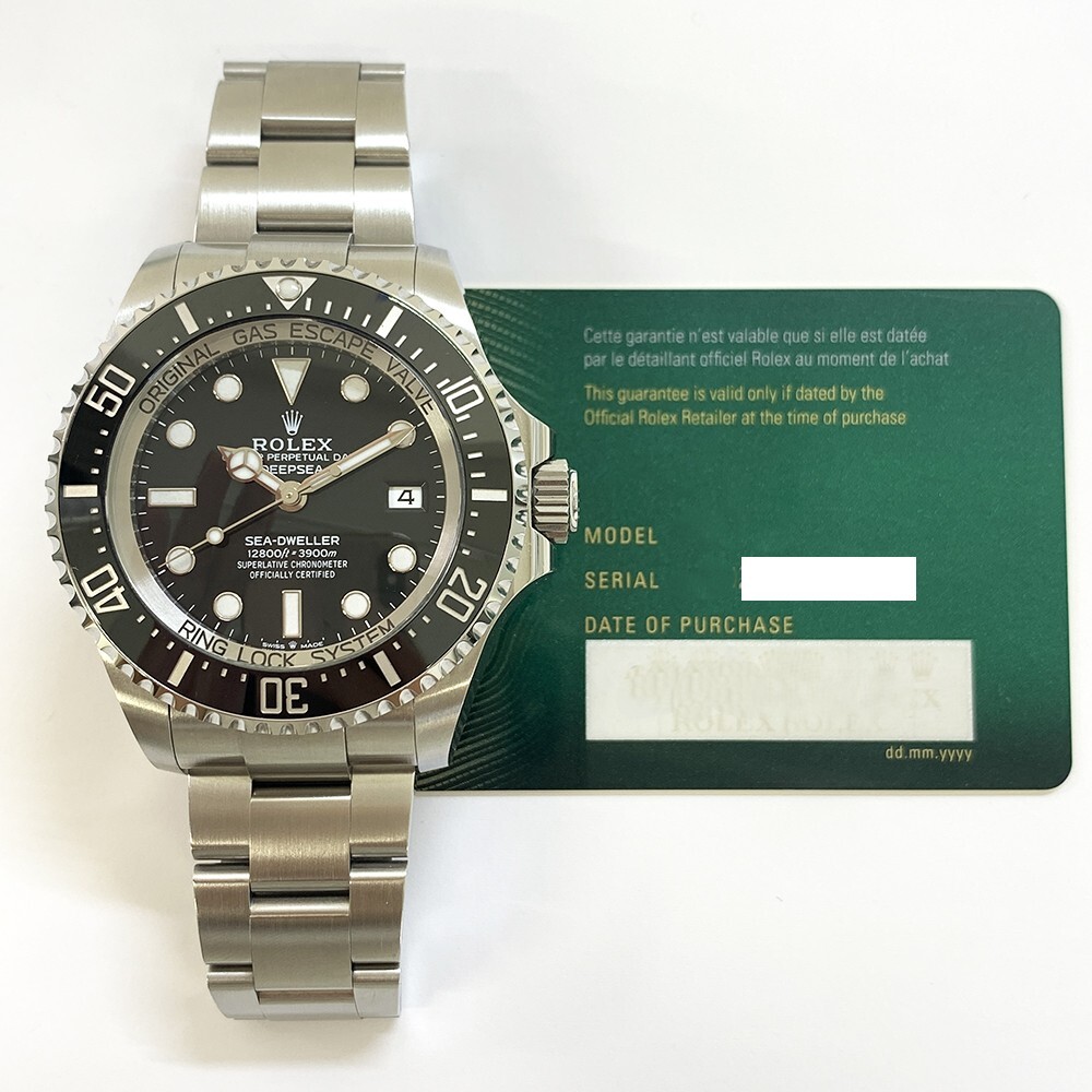 Rolex Deepsea Stainless Steel Black Dial 136660