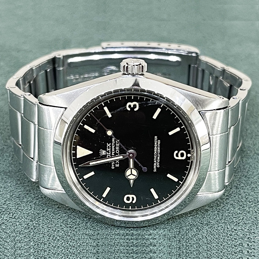 Rolex Vintage Explorer “Exclamation Dot!” Stainless Steel Black Dial 1016 - Image 2