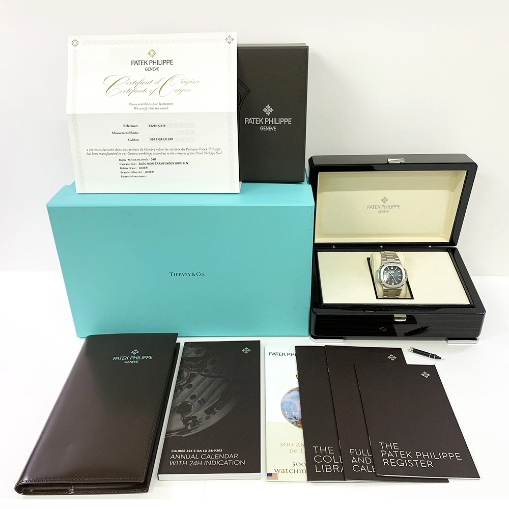 Patek Philippe Nautilus Annual Calendar Moon Phases Stainless Steel with Blue Tiffany Dial 5726/1A‐014 - Image 3
