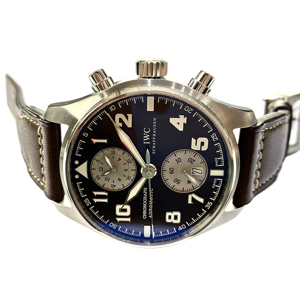 IWC Antoine De Saint Chronograph Stainless Steel Brown Dial IW387806 - Image 3