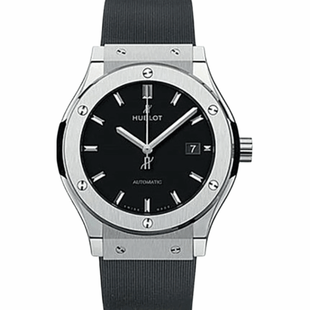 Hublot Classic Fusion Titanium Black Dial 542.NX.1171.RX Bracelet