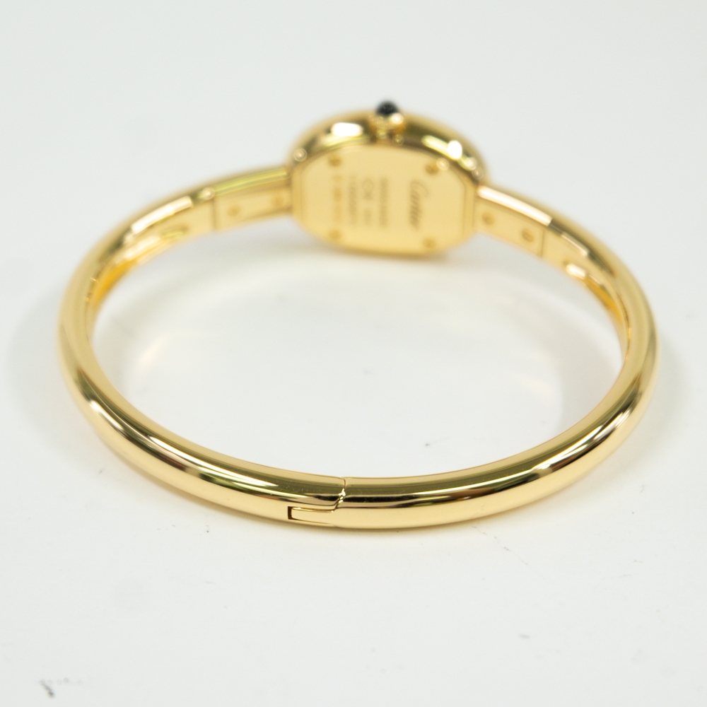 Cartier Baignoire Yellow Gold White Roman Dial WGBA0045 Bracelet