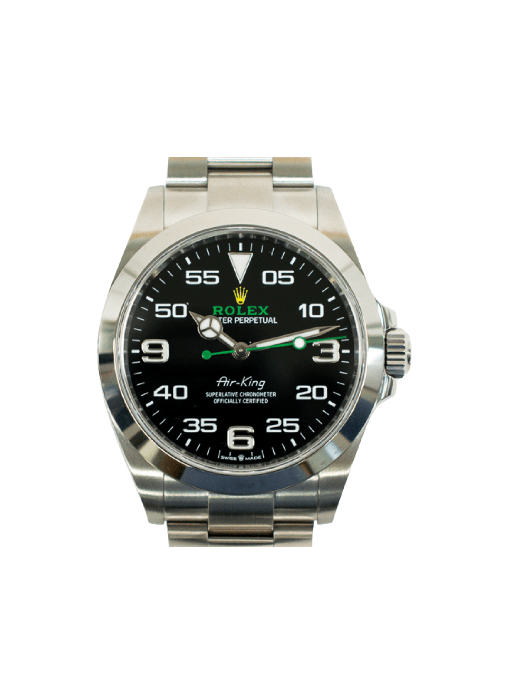 Rolex Air-King 40mm Stainless Steel Black Arabic Dial 126900