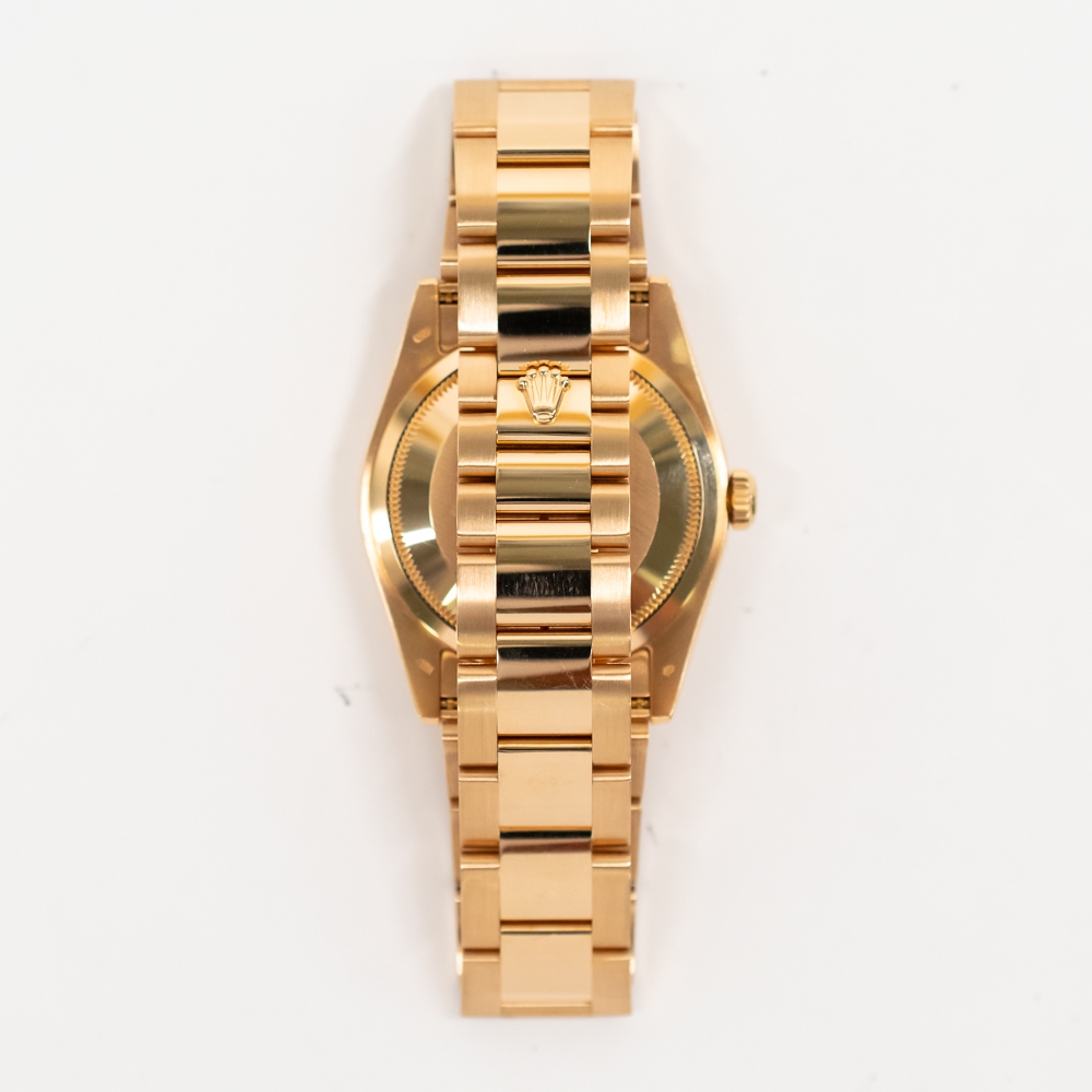 Rolex Day-Date 36 Rose Gold Pink Diamond Dial 118205