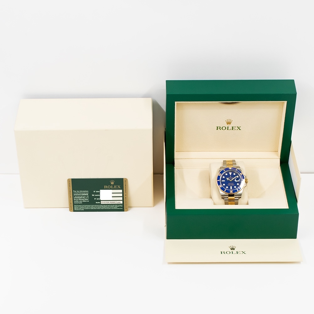 Rolex Submariner Date Stainless Steel and Yellow Gold Blue Dial 116613LB