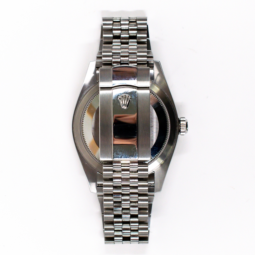 Rolex Sky-Dweller Stainless Steel/White Gold Blue Stick Dial 326934