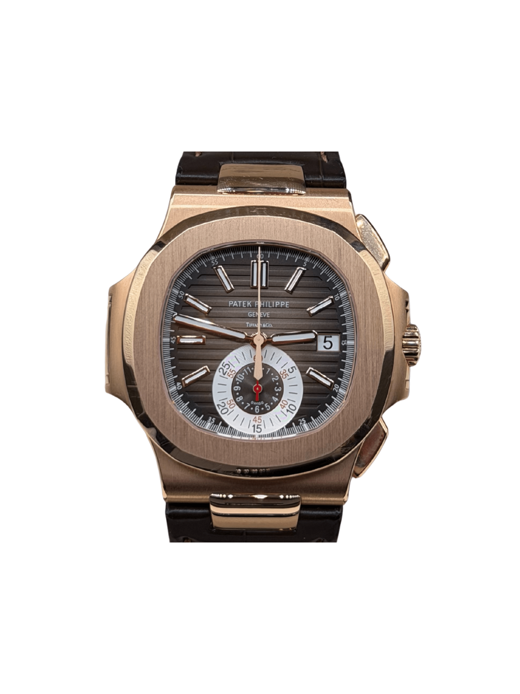 Patek Philippe Nautilus Tiffany & Co 5980R-001 Rose Gold Complete Set