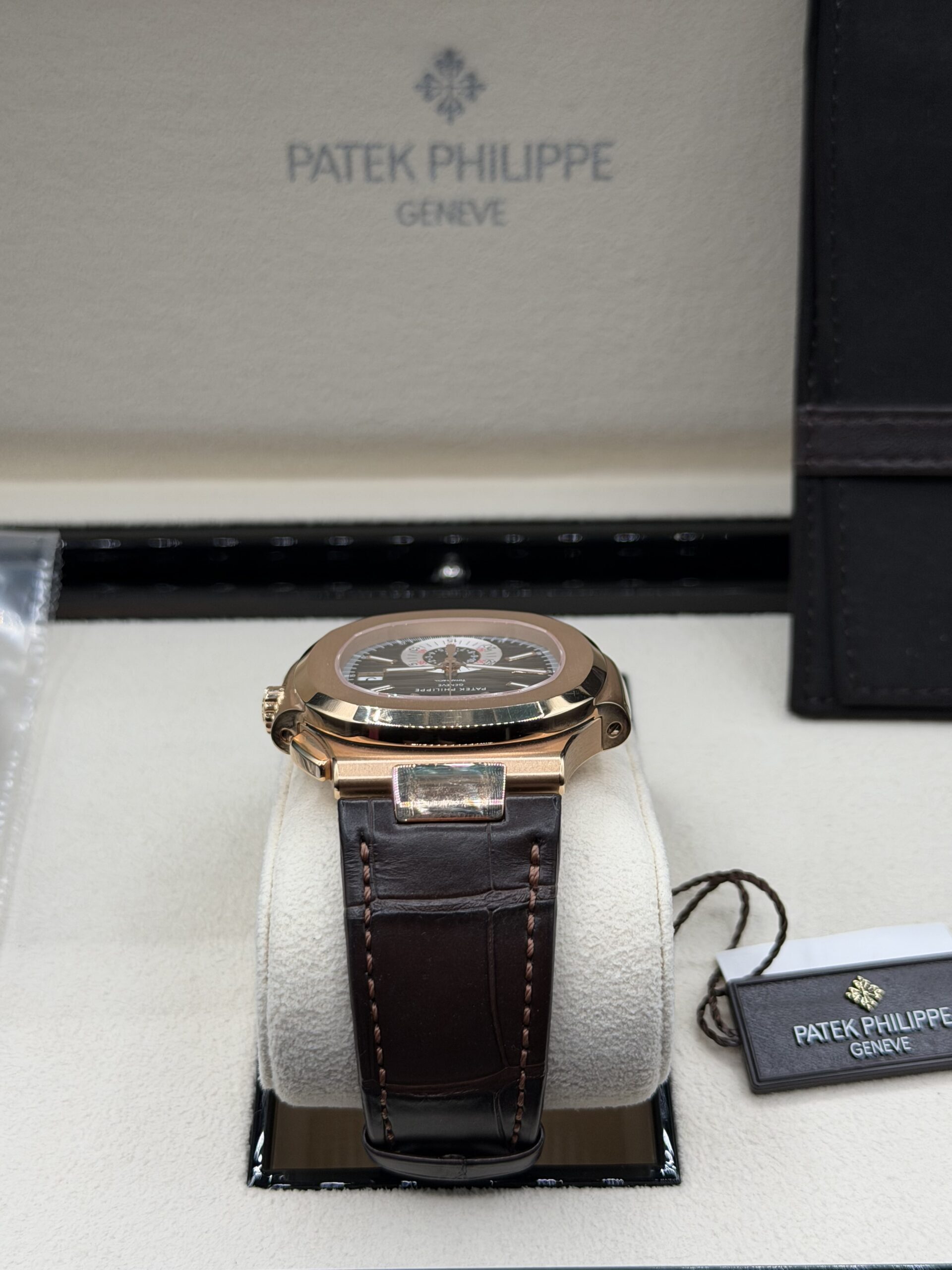 Patek Philippe Nautilus Tiffany & Co 5980R-001 Rose Gold Complete Set