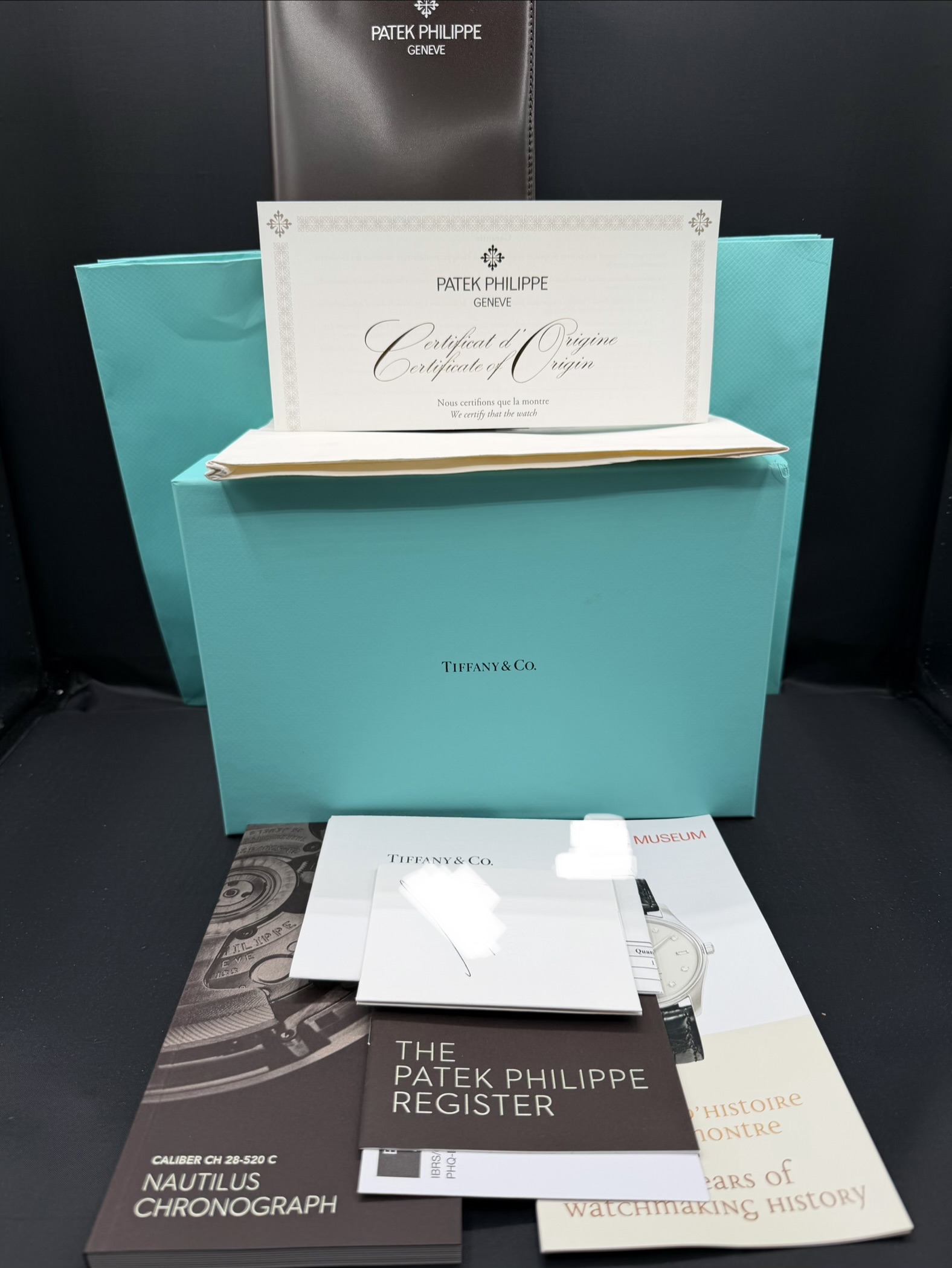 Patek Philippe Nautilus Tiffany & Co 5980R-001 Rose Gold Complete Set