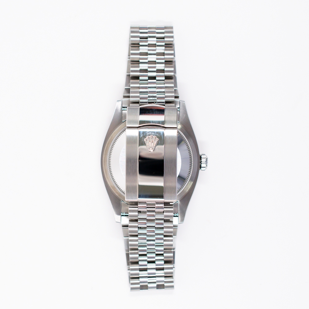 Rolex Datejust 36 Steel and White Gold Purple "VI & IX" Diamond 126234