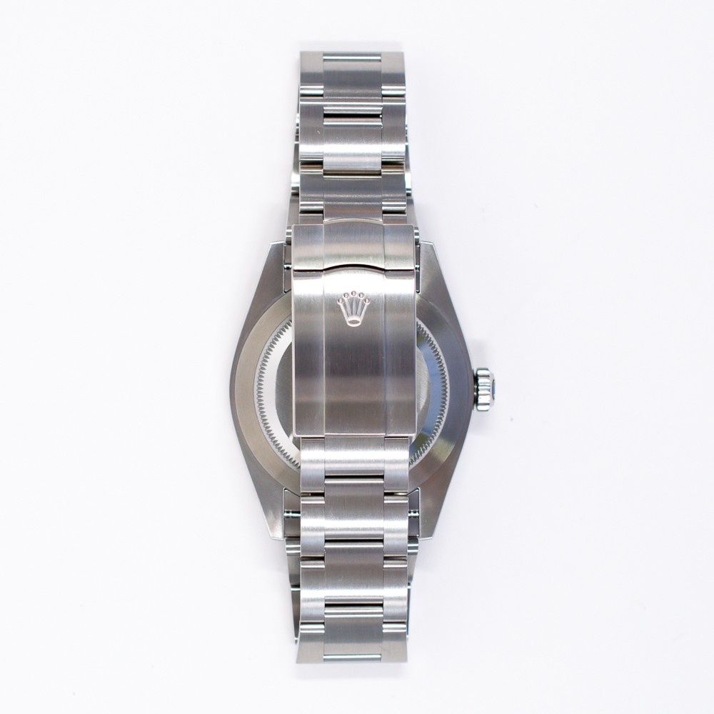 Rolex Oyster Perpetual Stainless Steel Green Stick Dial 134300