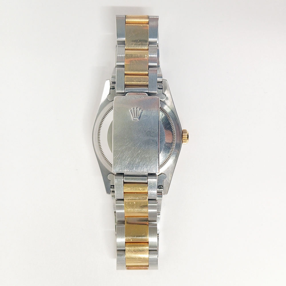 Rolex Datejust 36 Stainless Steel and Yellow Gold White Roman Dial 16203