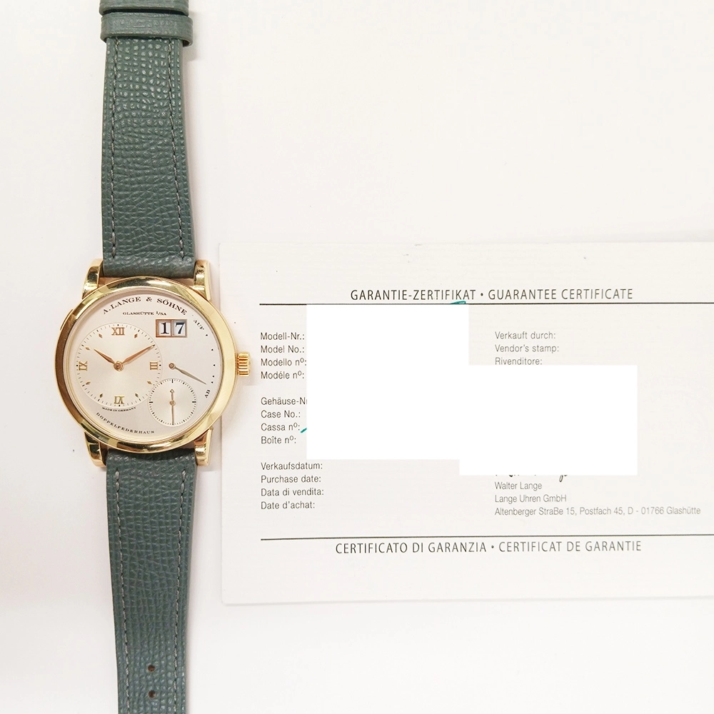 A. Lange & Söhne Lange 1 Yellow Gold Silver Dial 101.021