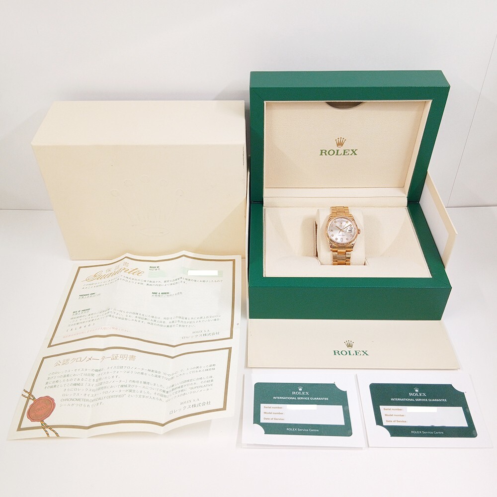 Rolex Day-Date 36 Rose Gold Pink Diamond Dial 118235A