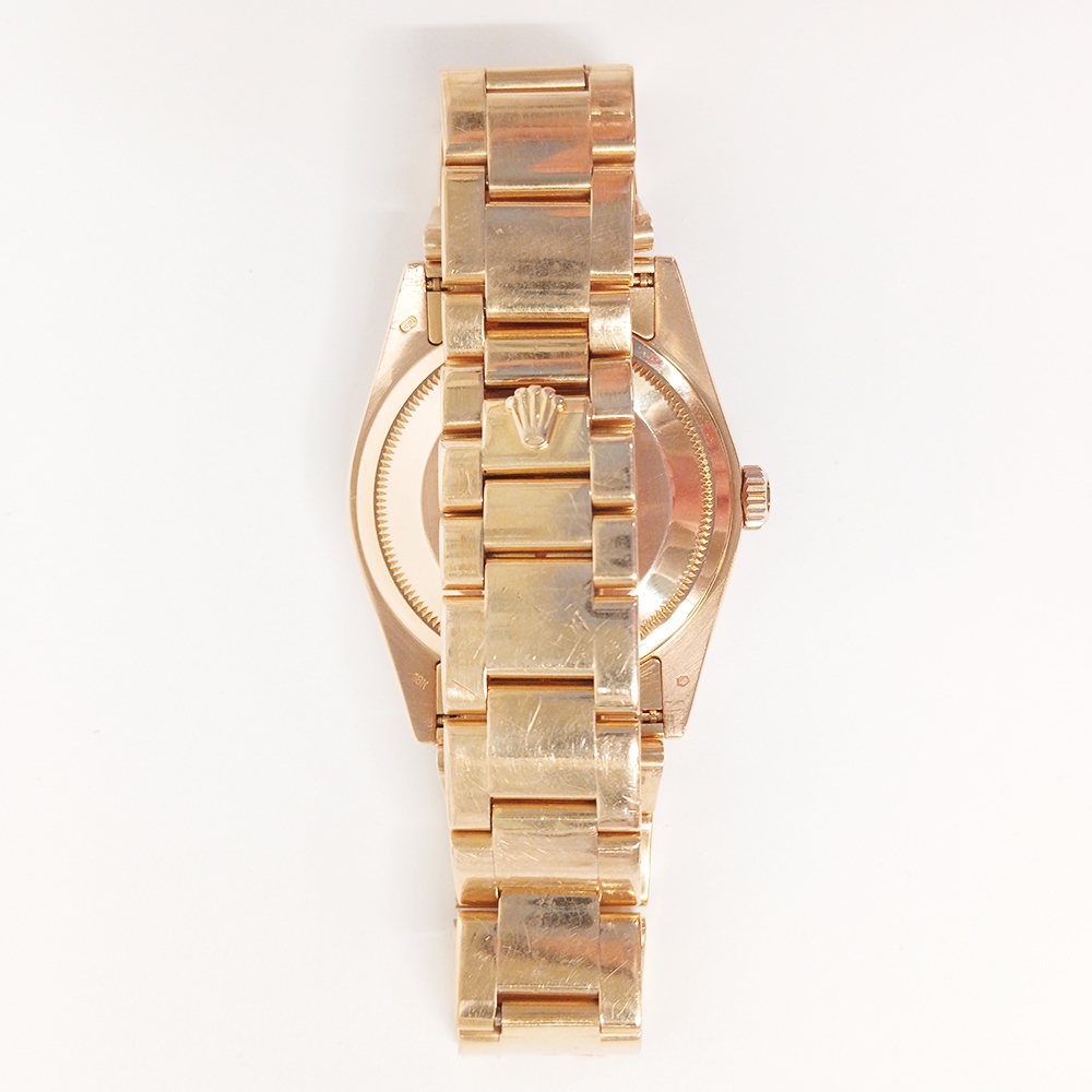 Rolex Day-Date 36 Rose Gold Pink Diamond Dial 118235A