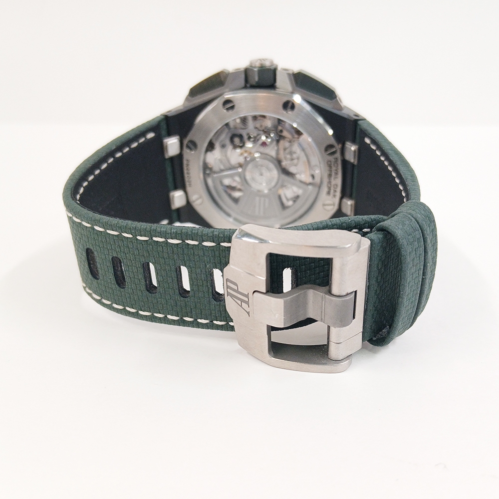 Audemars Piguet Royal Oak Offshore Chronograph Black Ceramic Green Dial 26420CE.OO.A063VE.01