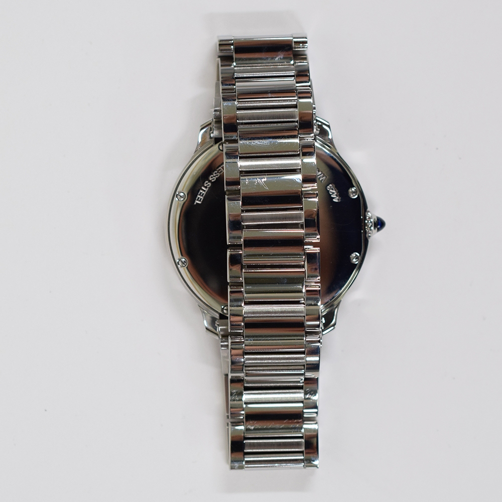 Cartier Ronde Must de Cartier Stainless Steel Silver Roman Dial WSRN0034