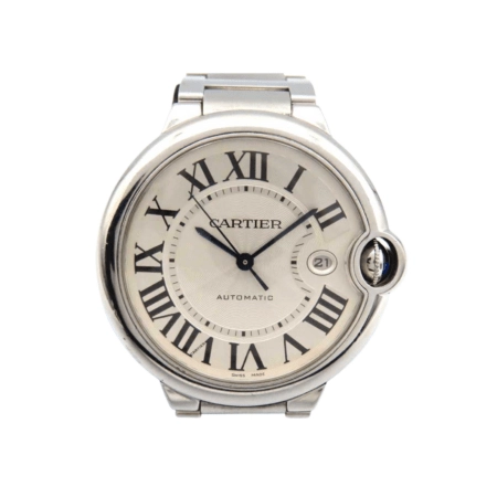 Cartier Ballon Bleu Stainless Steel Silver Roman Dial W69012Z4