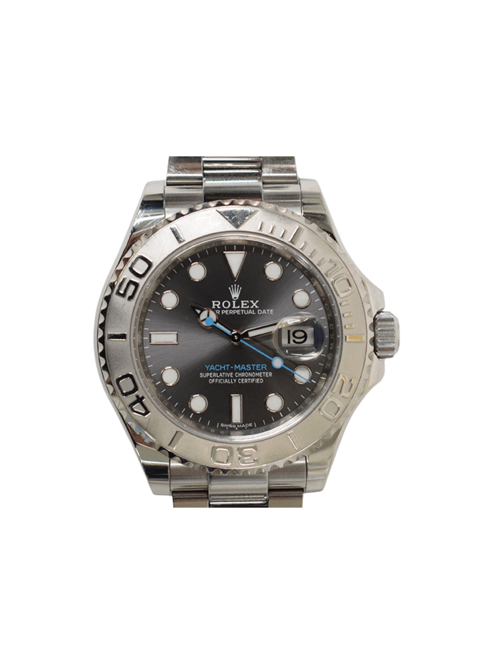 Rolex Yacht-Master 40 Stainless Steel Rolesium "Slate" Dial 116622