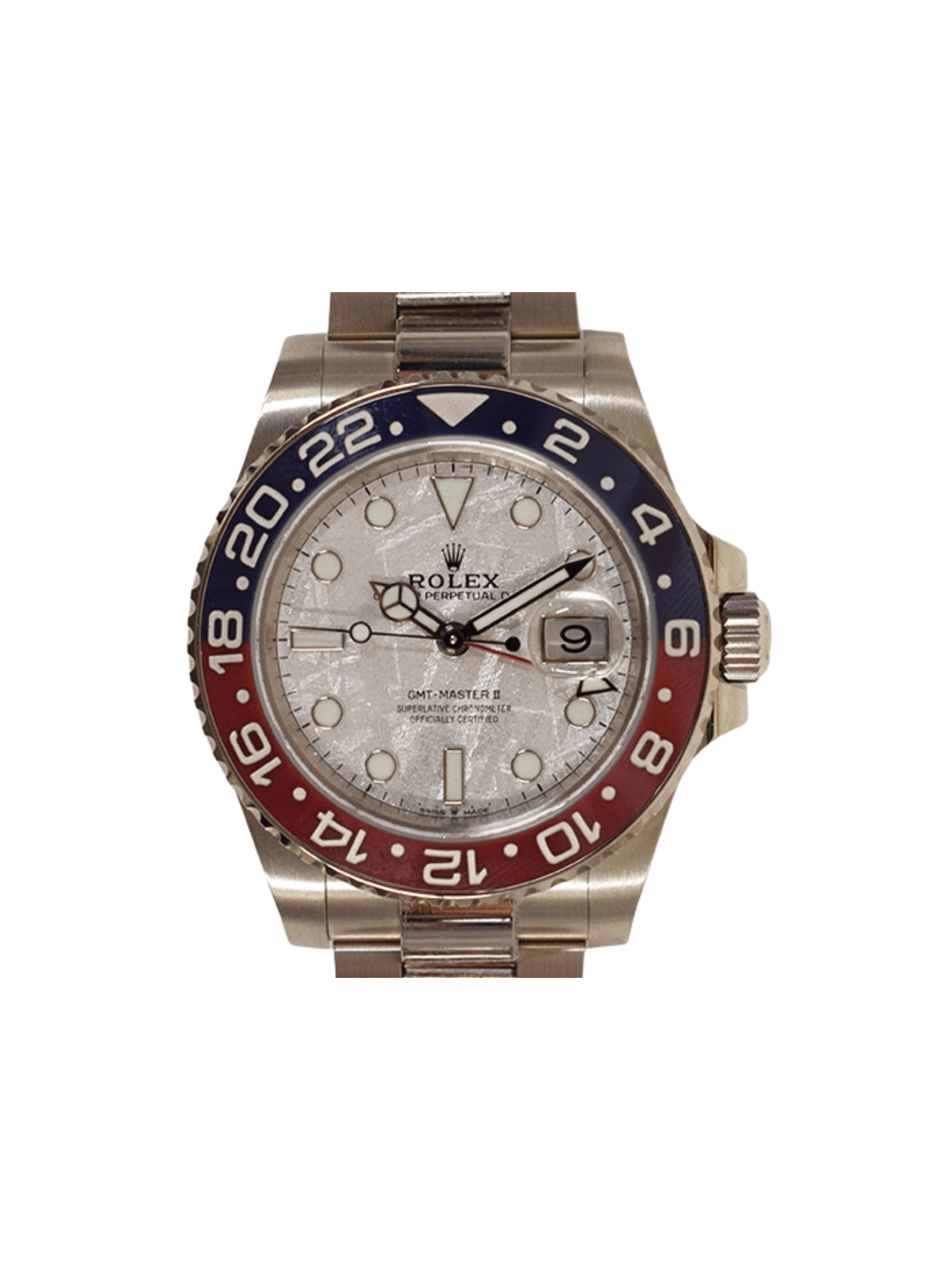 Rolex GMT-Master II White Gold "Pepsi" Meteorite Dial 126719BLRO