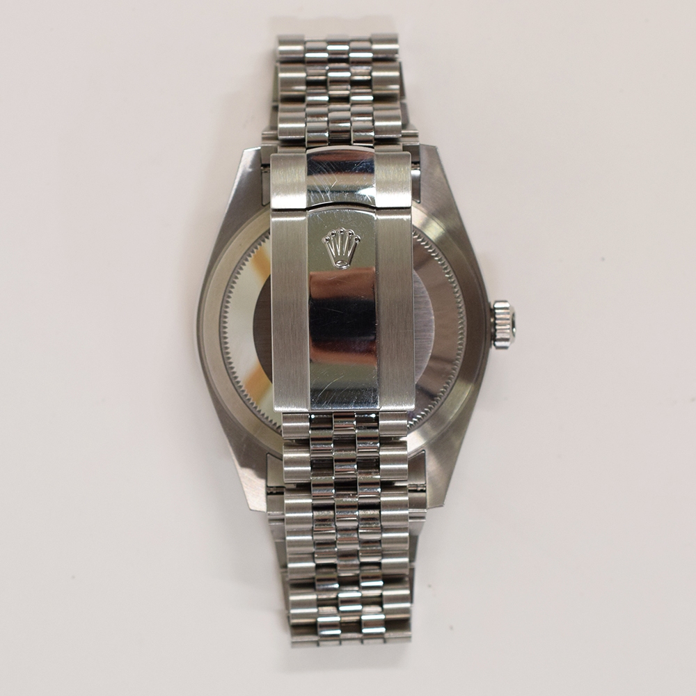 Rolex Sky-Dweller Stainless Steel and White Gold Blue Stick Dial 326934