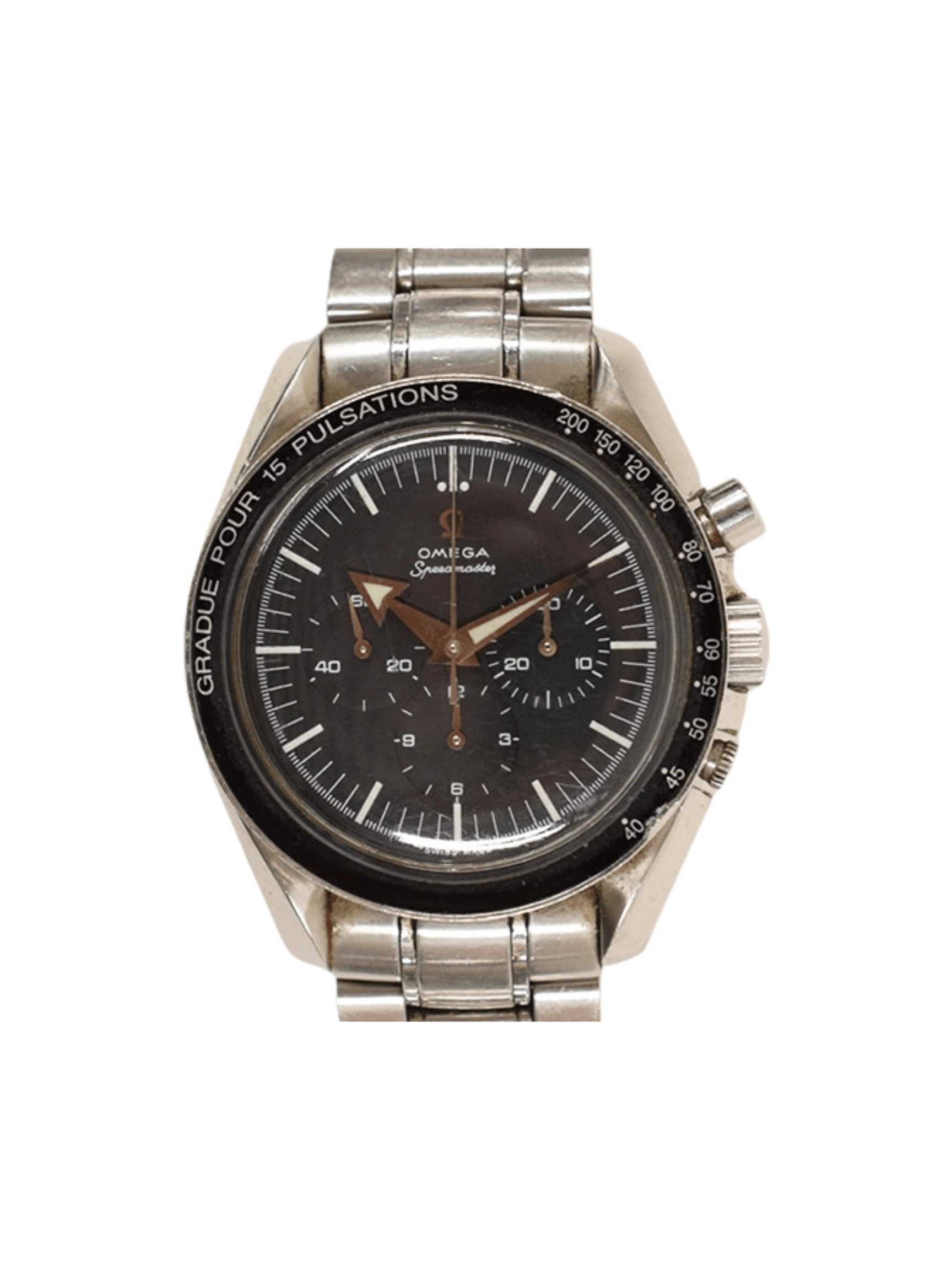 Omega Speedmaster Broad Arrow Stainless Steel Black Dial 3594.5