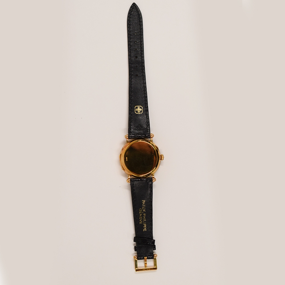 Patek Philippe Complications Yellow Gold White Arabic Dial 5015J