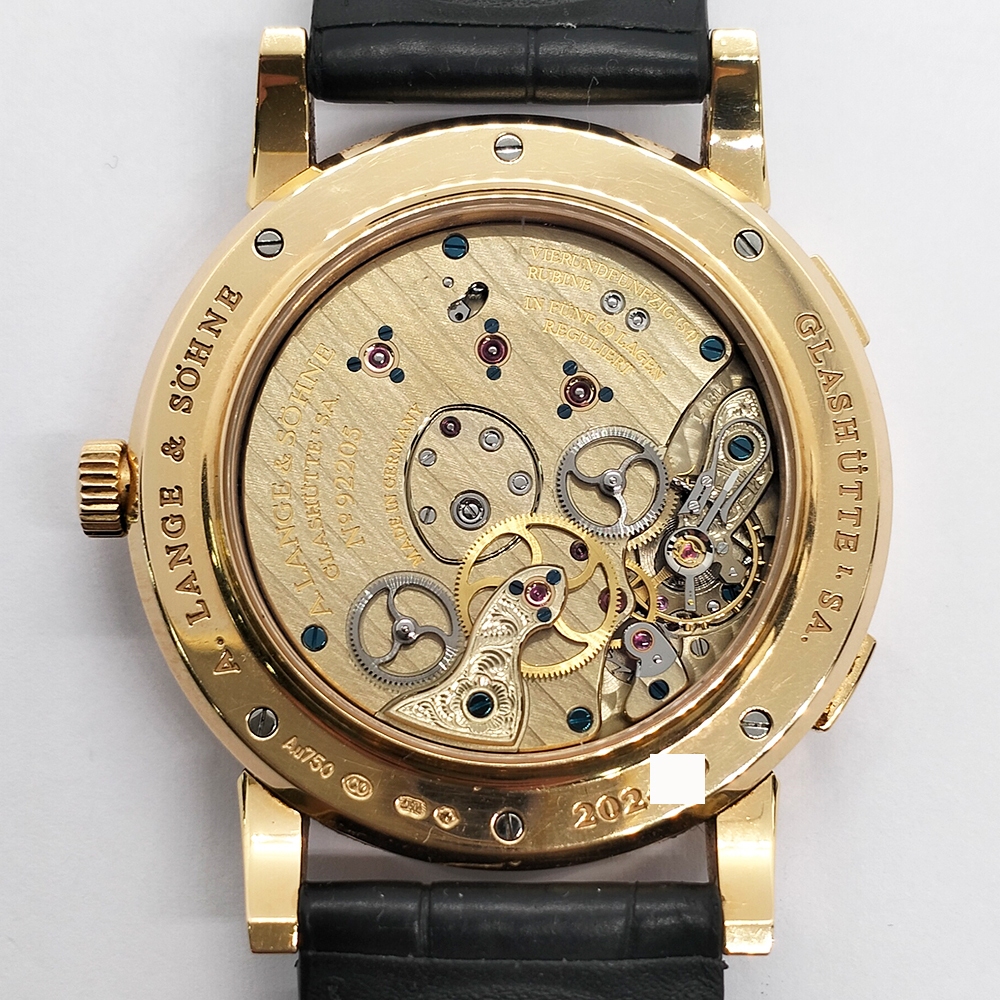 A. Lange & Söhne Lange 1 Time Zone Rose Gold White Roman Dial 116.032
