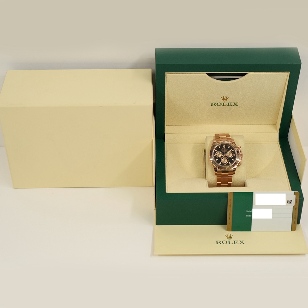 Rolex Daytona Rose Gold Black Dial 116505