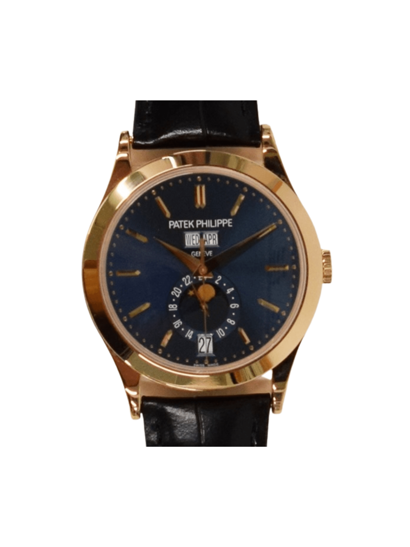 Patek Philippe Annual Calendar Rose Gold Blue Dial 5396R-014