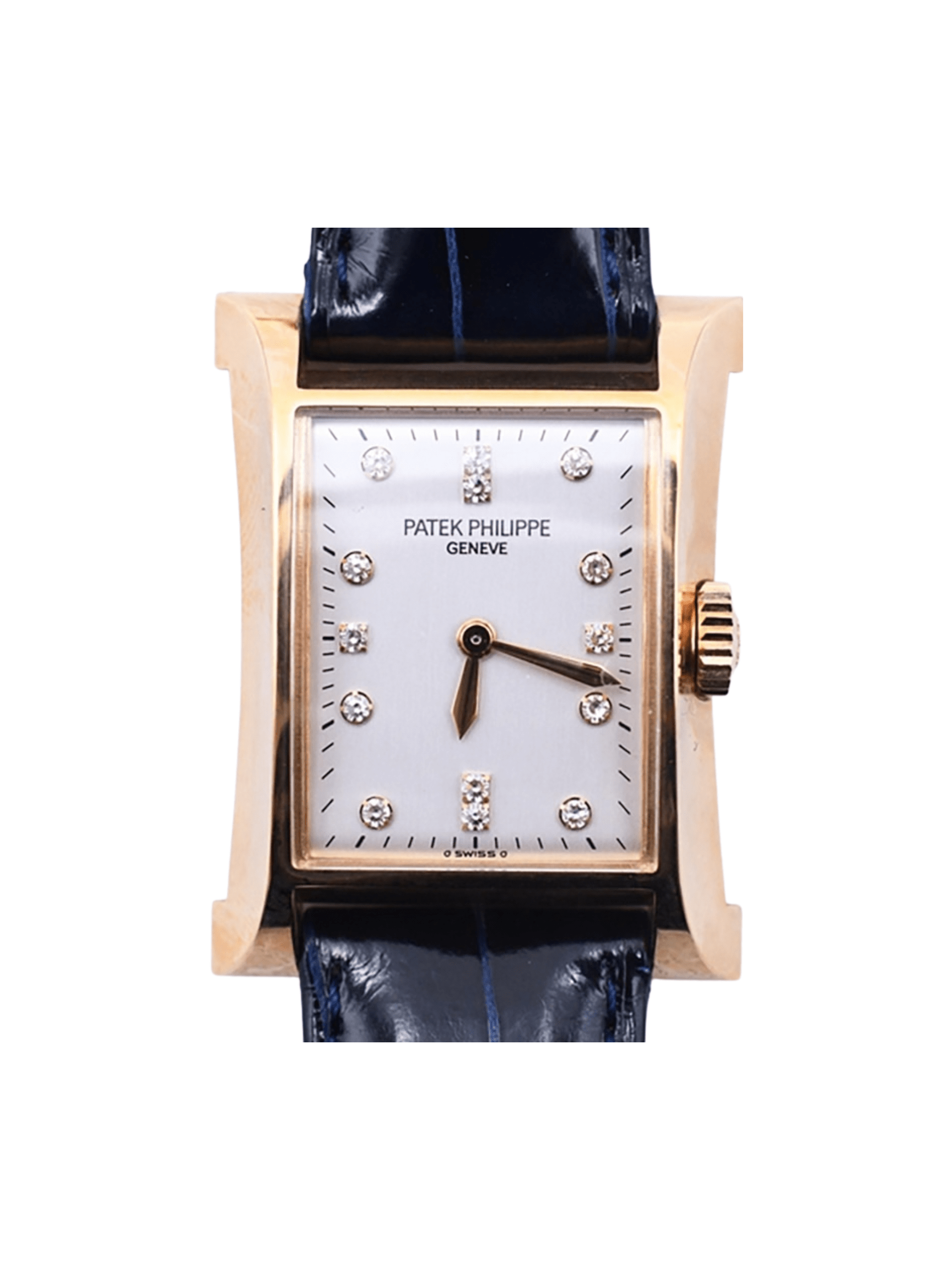 Patek Philippe Pagoda Yellow Gold White Diamond Dial 4900