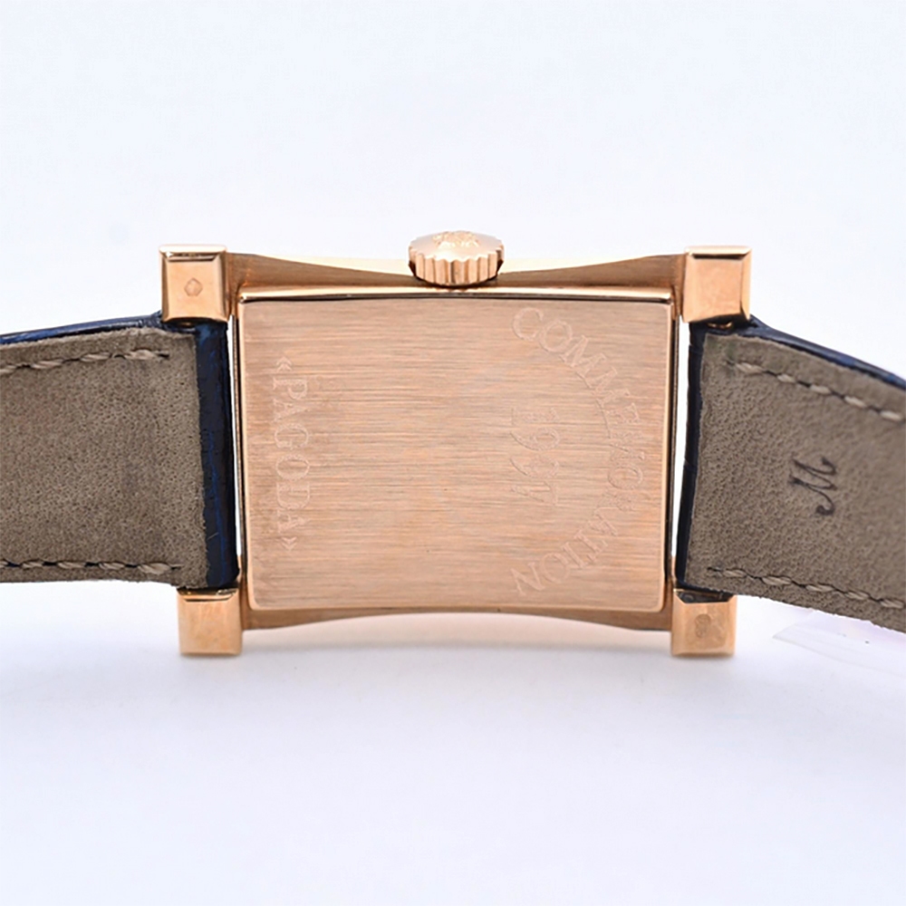 Patek Philippe Pagoda Yellow Gold White Diamond Dial 4900