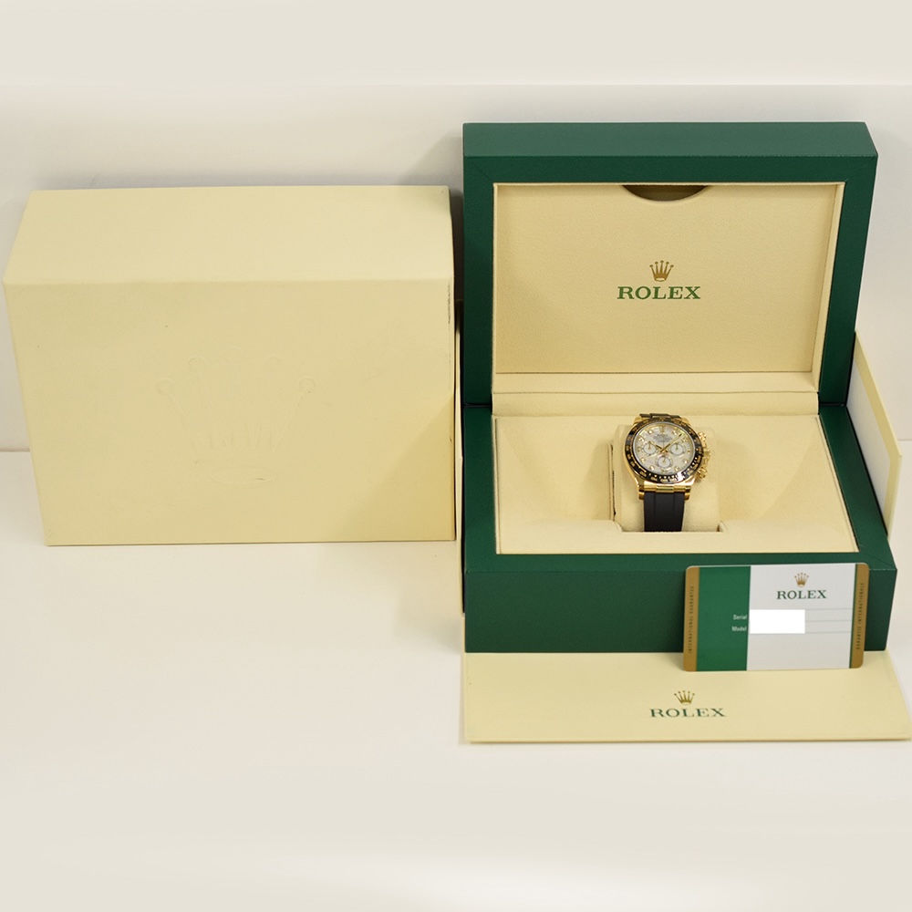 Rolex Daytona Yellow Gold Mother of Pearl Diamond Dial 116518LN