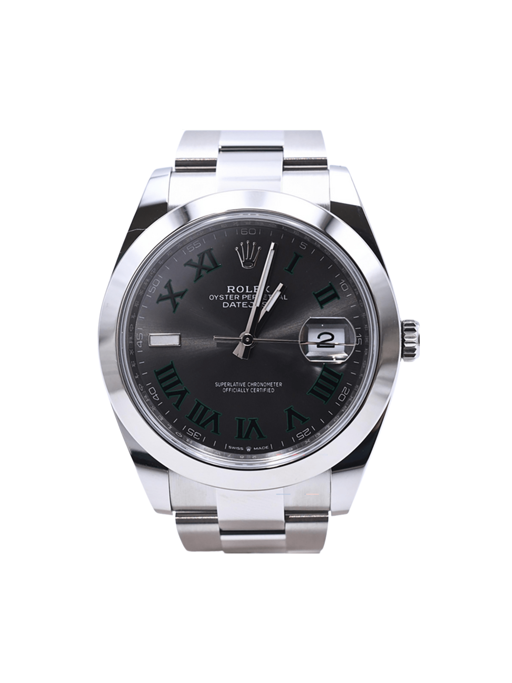 Rolex Datejust 36 Stainless Steel Wimbledon Roman Dial 126200