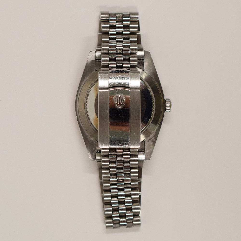 Rolex Datejust 41 Stainless Steel and White Gold Blue Diamond Dial 126334G