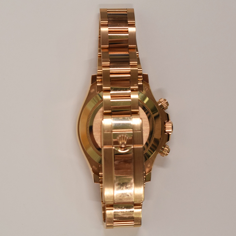 Rolex Daytona Rose Gold Chocolate Arabic Dial 116505