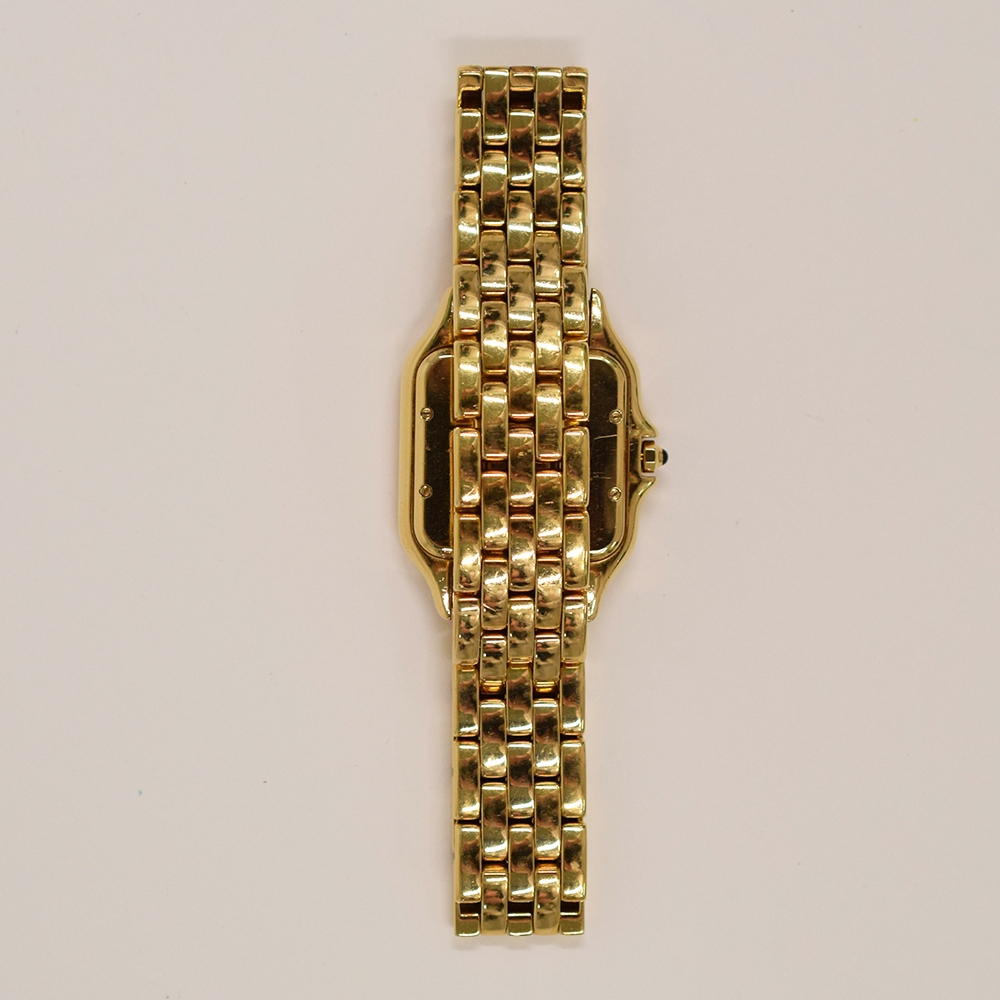 Cartier Tank Française Yellow Gold Ivory Roman Dial W25014B9