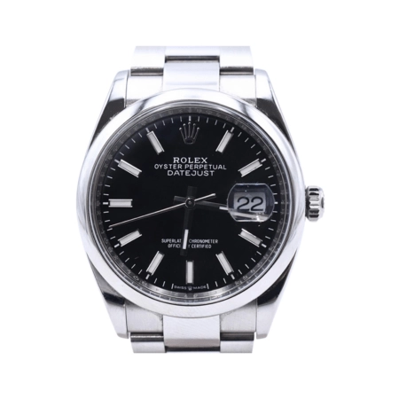 Rolex Datejust 36 Stainless Steel Black Dial 126200